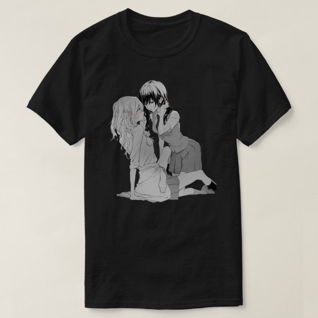 Camiseta Mei x Yuzu - Pegatina del Manga del Citrus (Diseño del anverso)