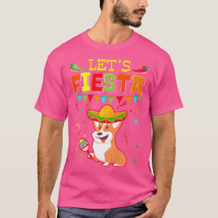 Camiseta Meican Cinco De Mayo Fiesta Fiesta Corgi
