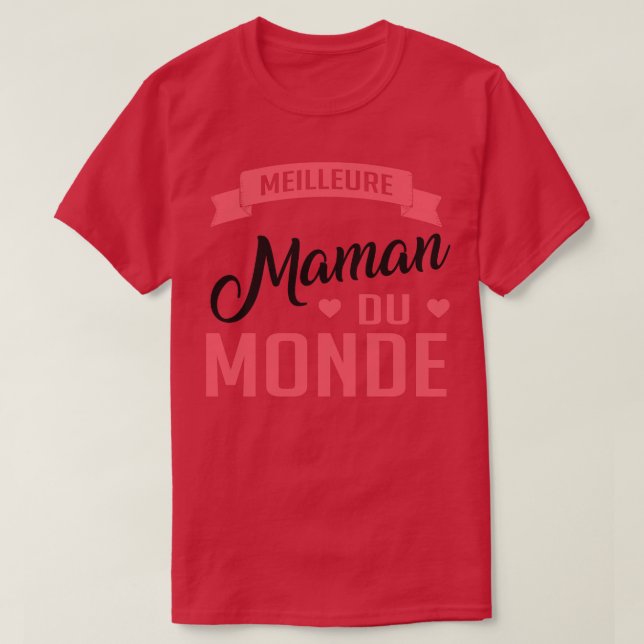 Camiseta Meilleure Maman Du Monde 2 (Diseño del anverso)