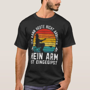 Camiseta Mein Arm Ist Eingst Retro Fischer Angelschein
