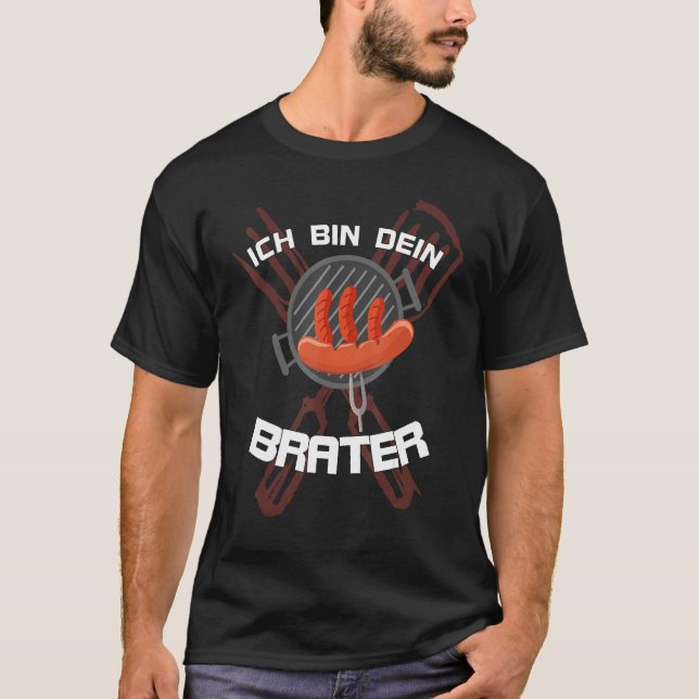 Camiseta Mein Grill Meine Reglas Ich Bin Dein Brater Fun (Anverso)