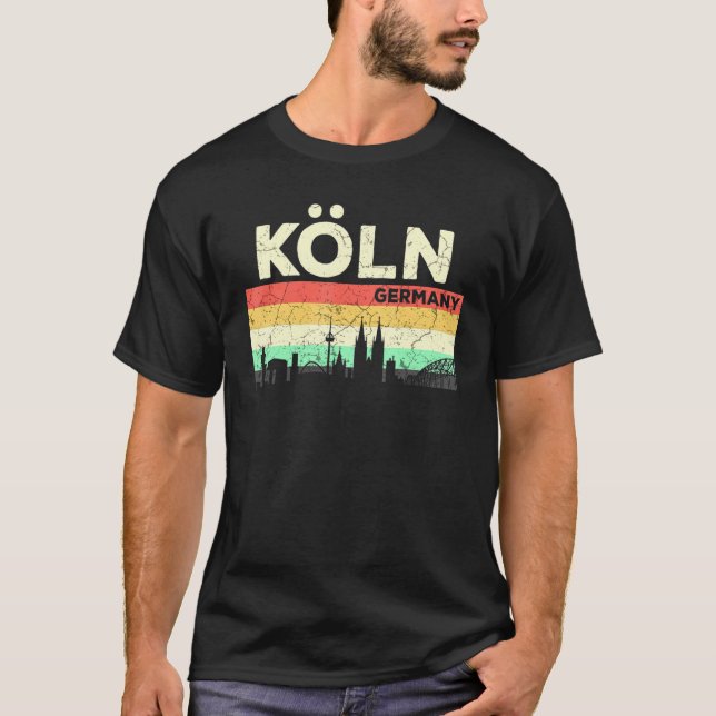 Camiseta Mein Köln Skyline Alemania Home City Souvenir (Anverso)
