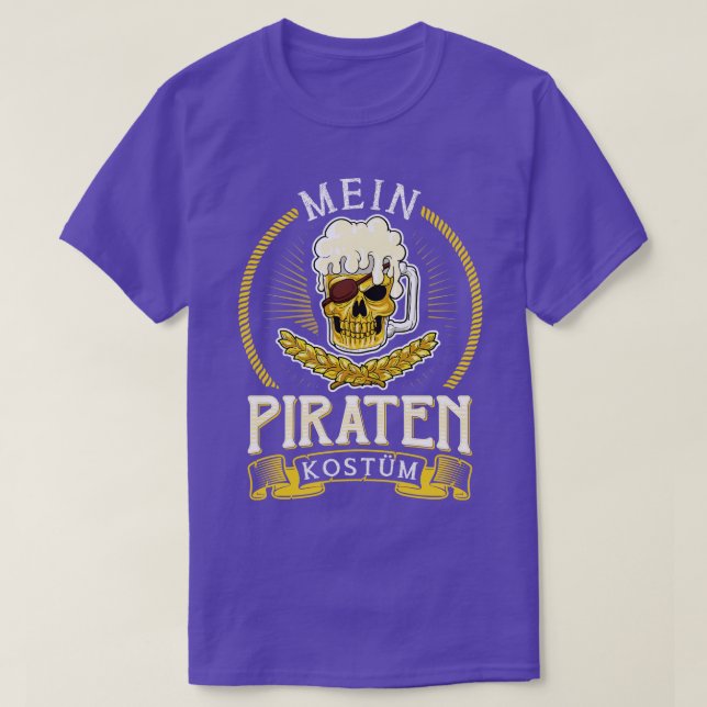 Camiseta Mein Piraten Kostm Fasching Karneval (Diseño del anverso)