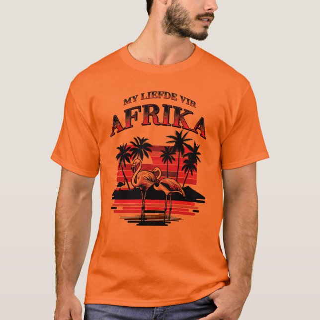 Camiseta Meine Liebe Liefde zu Afrika (Afrikaans) (Anverso)