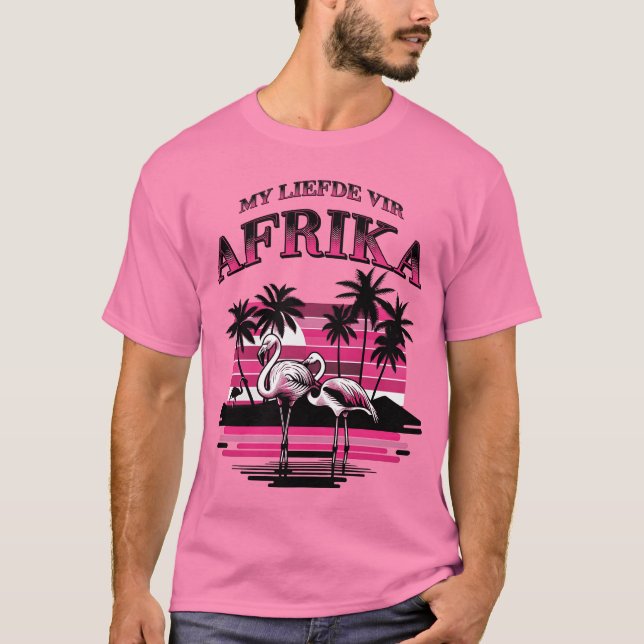 Camiseta Meine Liebe zu Afrika (Afrikaans) (Anverso)