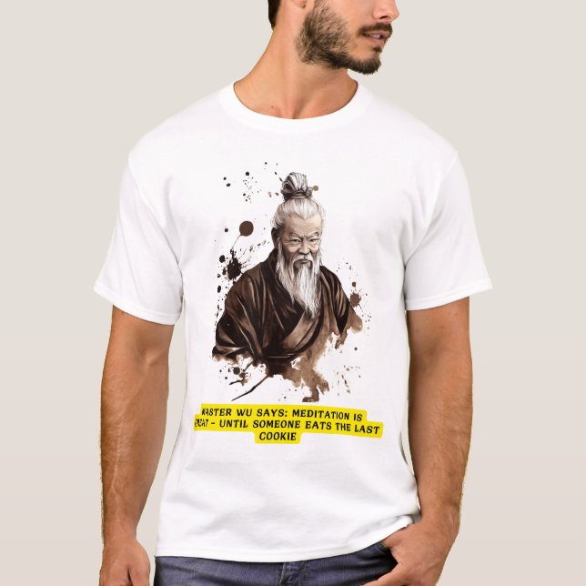 Camiseta Meister Wu T-Shirt | Chinesische Tuschezeichnung (Anverso)