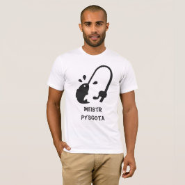 Camiseta meistr pysgota | capitán de pesca en galés