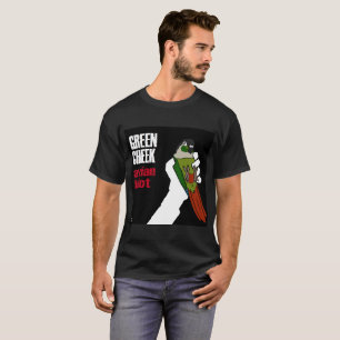Camiseta Mejilla verde: Idiota aviar (normal)