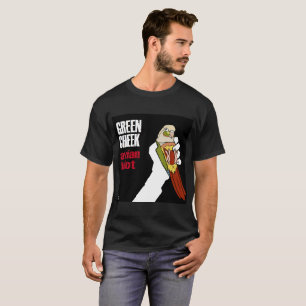 Camiseta Mejilla verde: Idiota aviar (piña)