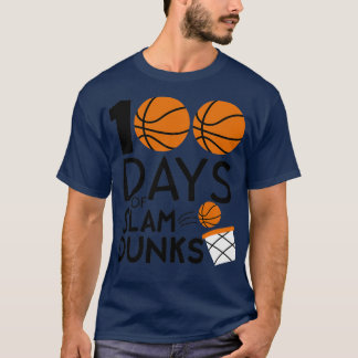 Camiseta Mejor 100 días de básquetbol escolar 100 días de S