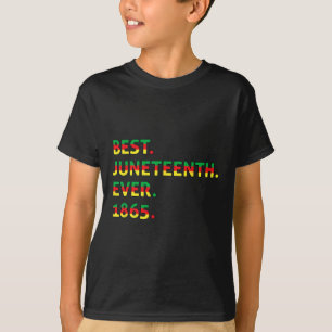 Camiseta Mejor 18 de junio de 1865 Afro-Americano Negro F