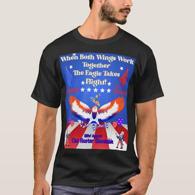 Camiseta Mejor 4 de Julio Conservador Liberal Izquierda Izq (Anverso)