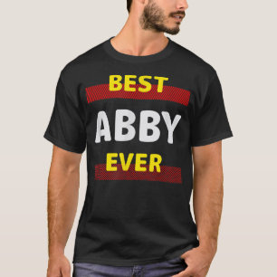 Camiseta Mejor Abby Jamás Amigos Nombre Buddy Nickname Pers