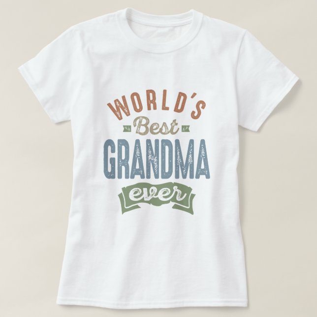 Camiseta Mejor Abuela (Diseño del anverso)