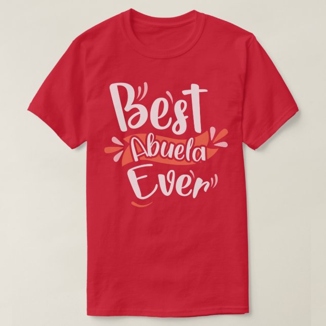 Camiseta Mejor Abuela (Diseño del anverso)