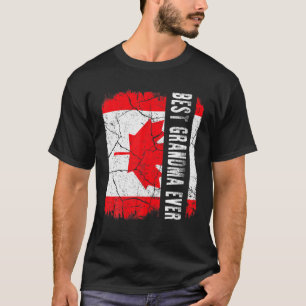 Camiseta Mejor abuela canadiense que nunca Día de la Madre 