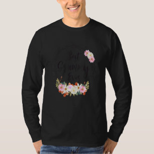 Camiseta Mejor Abuela de Decoración Floral de Mujeres Gramm