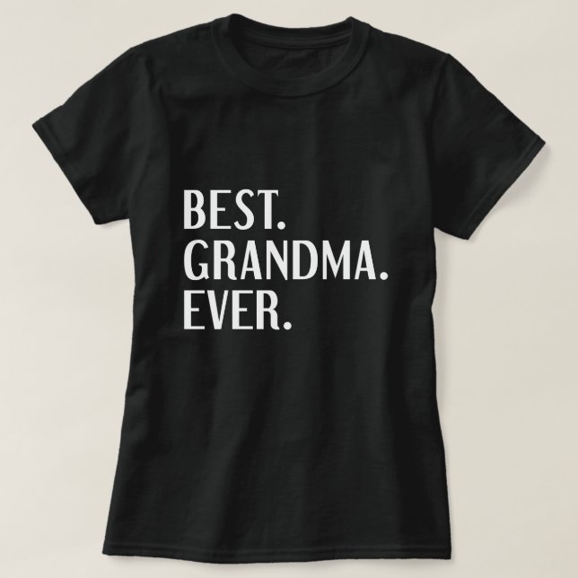 Camiseta Mejor Abuela de la Historia (Diseño del anverso)