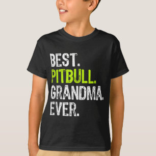 Camiseta Mejor Abuela de Pitbull, Perro de la Historia