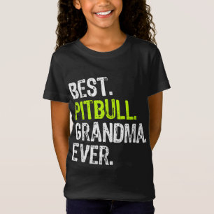 Camiseta Mejor Abuela de Pitbull, Perro de la Historia