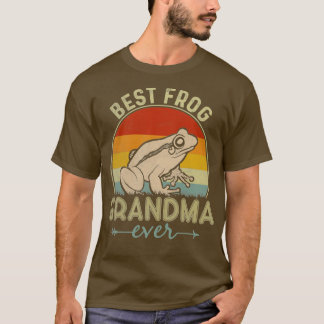 Camiseta Mejor Abuela de Rana Día de la Madre Funny Retro