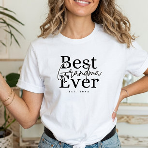 Camiseta Mejor abuela del mundo regalo para Nana