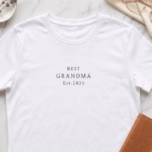 Mejor Abuela Est Fecha Personalizada Minimalista E