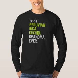 Camiseta Mejor Abuela Inca Orquídea Peruana Perro Perro Lov