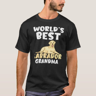 Camiseta Mejor Abuela Labrador del Mundo de Lab Retriever