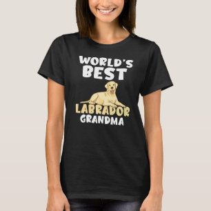 Camiseta Mejor Abuela Labrador del Mundo de Lab Retriever