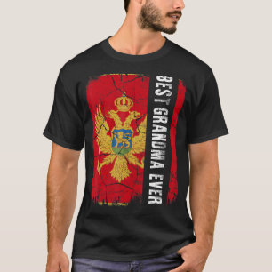 Camiseta Mejor abuela montenegrina que nunca Montenegro Ban