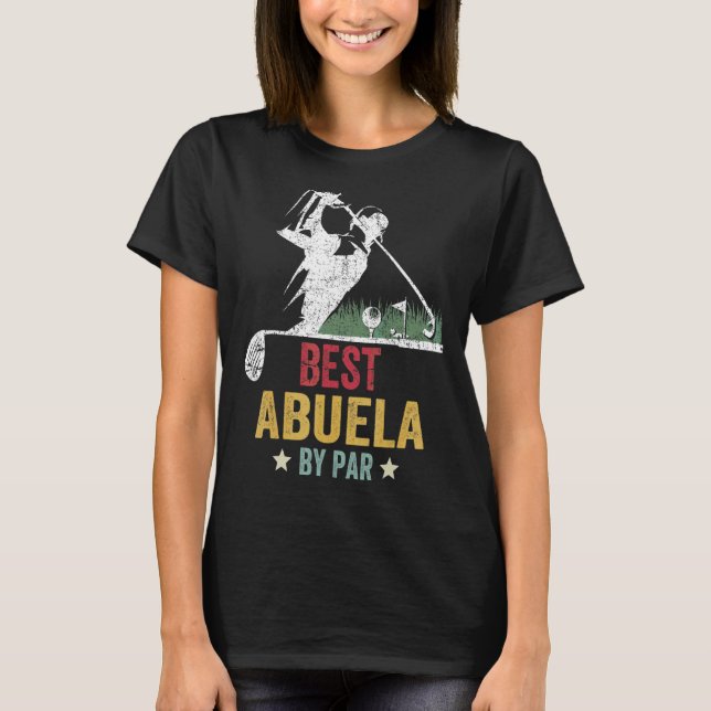 Camiseta Mejor Abuela Para Los Hombres Golf Par Abuela Padr (Anverso)