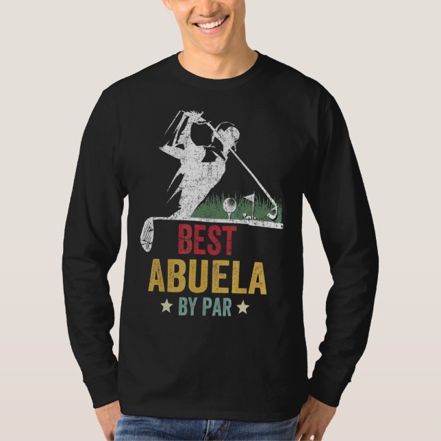 Camiseta Mejor Abuela Para Los Hombres Golf Par Abuela Padr (Anverso)