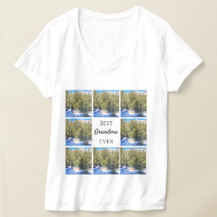 Camiseta Mejor Abuela, Personalizar de Plaza Collage de fot