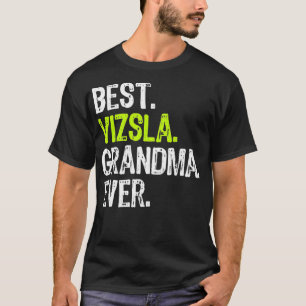 Camiseta Mejor Abuela Vizsla Perro Perro Lover