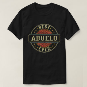 Camiseta Mejor Abuelo, abuelo español retro