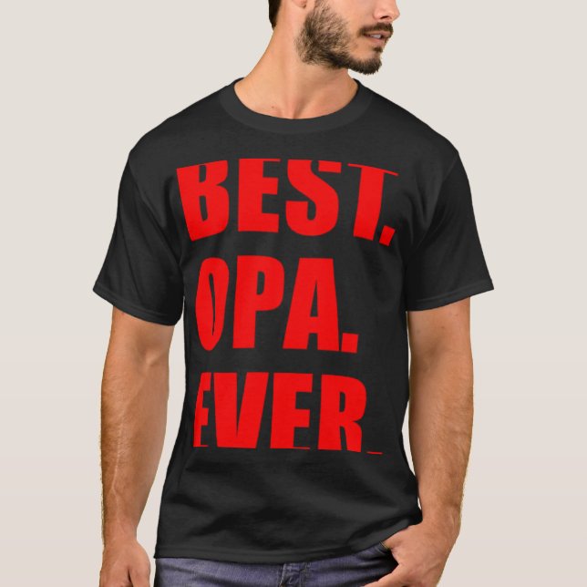 Camiseta Mejor Abuelo Alemán De Oro (Anverso)