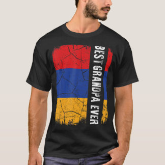 Camiseta Mejor abuelo armenio que nunca Armenia Bandera D d