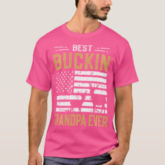 Camiseta Mejor Abuelo Buckin Hu Cazador de venados divertid