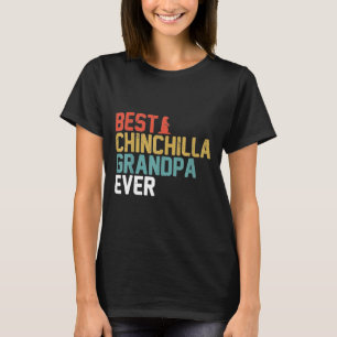 Camiseta Mejor Abuelo Chinchilla Abuelo Retro S