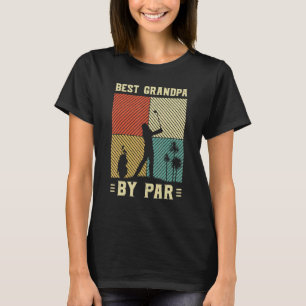 Camiseta Mejor abuelo con diferencia Hombres Golf Retro Ata