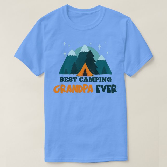 Camiseta Mejor Abuelo de Camping Trimix (Diseño del anverso)