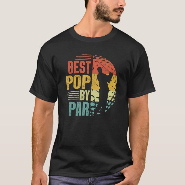 Camiseta Mejor Abuelo de Golf del Día del Padre Par (Anverso)