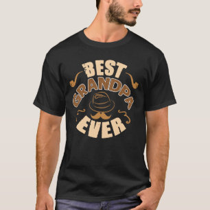 Camiseta Mejor Abuelo de la Historia - Gorra y Ilustracion 