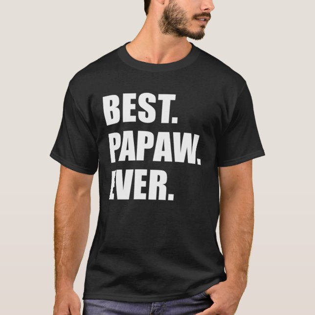 Camiseta Mejor Abuelo de Papaw (Anverso)