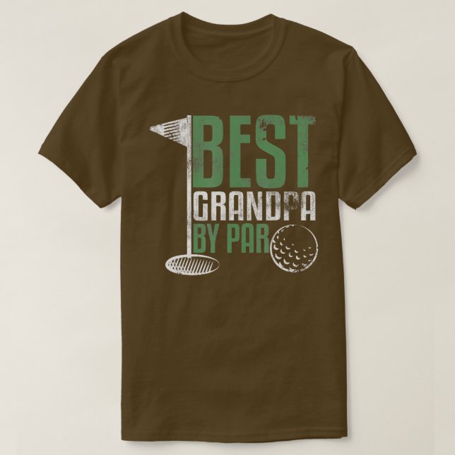 Camiseta Mejor Abuelo De Par Fathers Day Golf Grandad Golfi (Diseño del anverso)