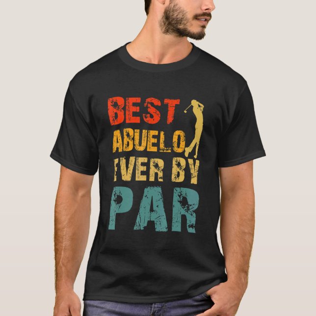 Camiseta Mejor Abuelo De Par Guay Golfer Dad Abuelos Da (Anverso)