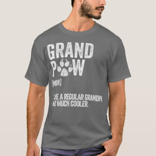 Camiseta Mejor Abuelo de Perro Divertido Retro de Abuelo