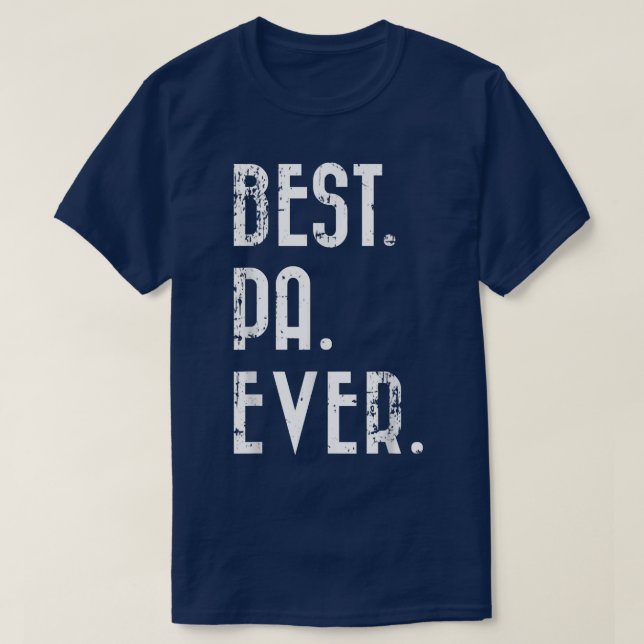 Camiseta Mejor abuelo de regalo del Día del Padre  (Diseño del anverso)