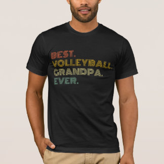 Camiseta mejor abuelo de voleibol de regalo para papá